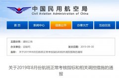 8月因航班正常率不達標 數家國內國際航司被通報批評-山東空運