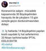 上海空運(yùn)公司-土耳其航空停飛所有國(guó)內(nèi)航班以配合防疫