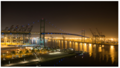 受疫情影響，洛杉磯港今年貨物吞吐量相較歷史同期下降15.5%